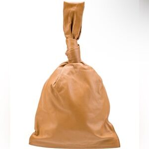 BOTTEGA Veneta leather bag by Daniel Lee lambskin in nuetral camel